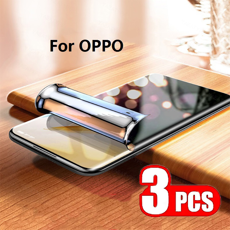 Oppo Reno 12 - 3Pcs Film Hidrogel Privasi Untuk OPPO
