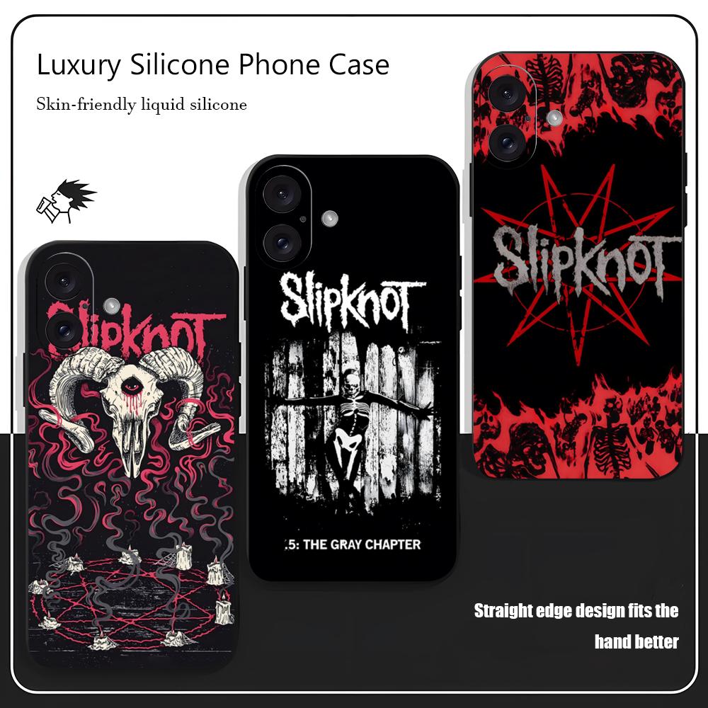 Apple Iphone 15 - Casing Ponsel Band Populer S-slipknot untuk
