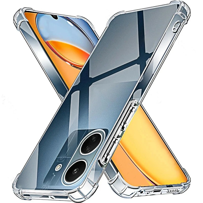 Xiaomi Poco X6 - Casing Ponsel Transparan untuk Redmi 13C